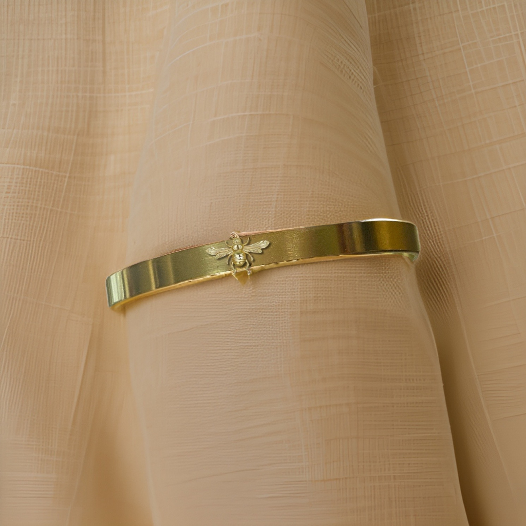 Queen Bee Skinny Cuff Bracelet