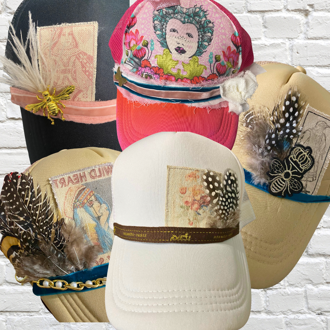 Feathered Trucker Hat