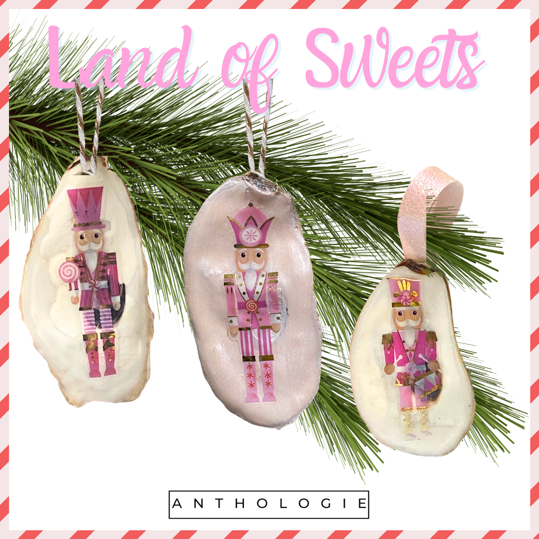 Oyster Shell Nutcracker Ornament