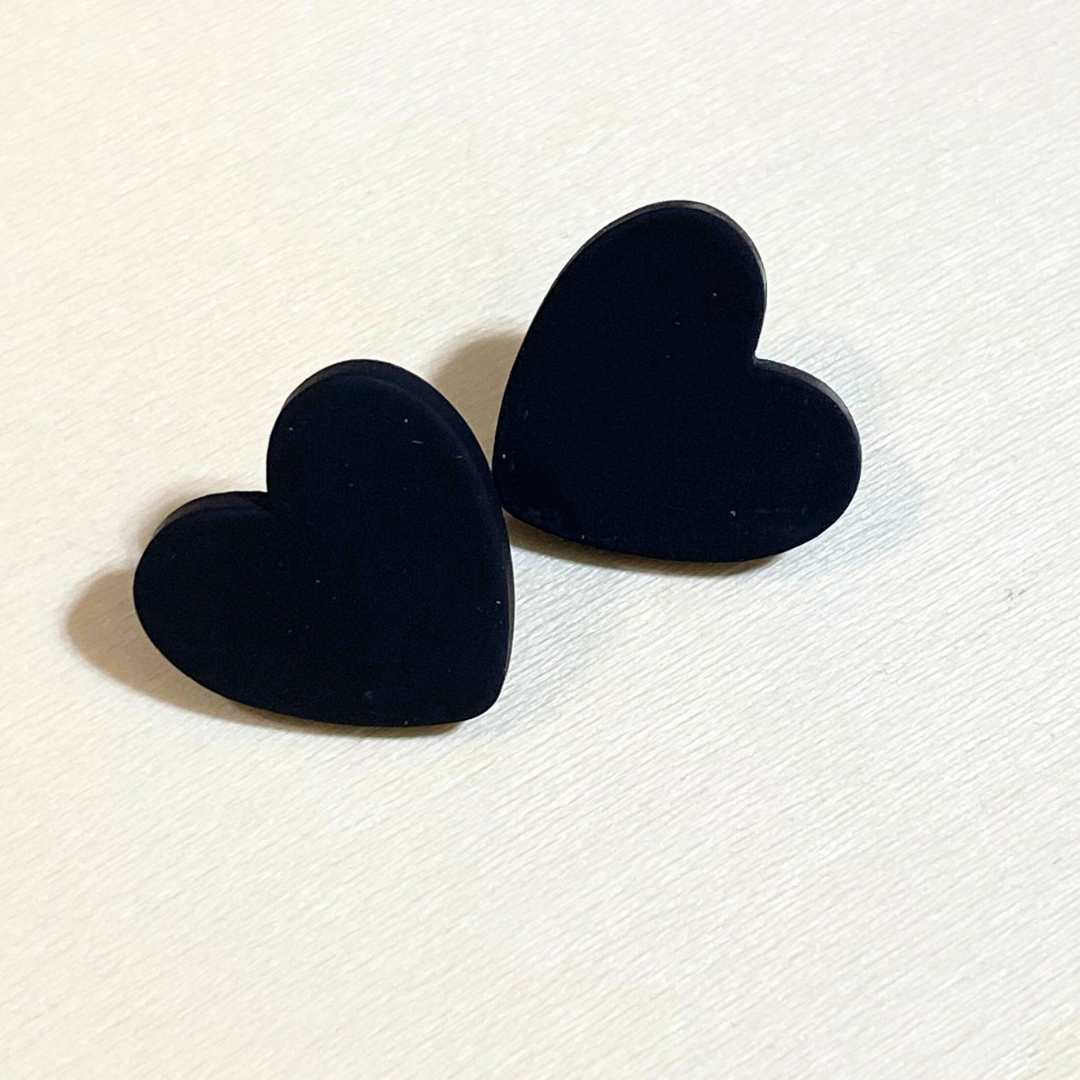 Polymer Clay Heart Earrings