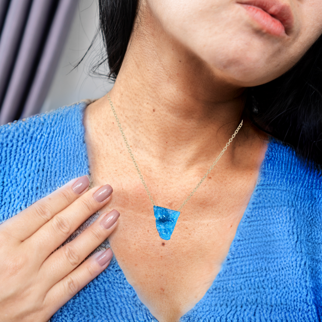 Druzy Pendant Necklace 38 Necklaces Everyday Luxe Anthologie Co.