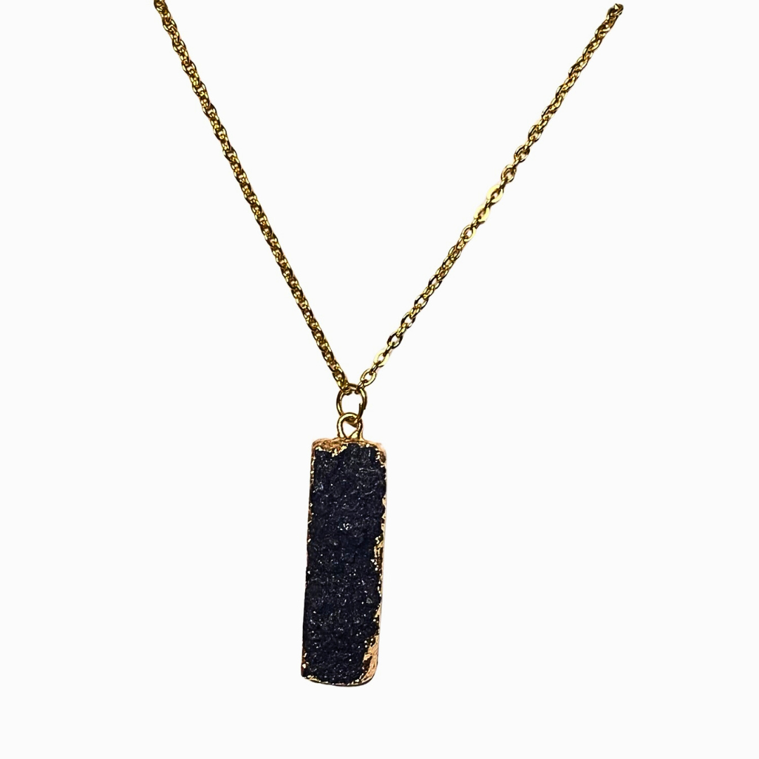 Druzy Pendant Necklace
