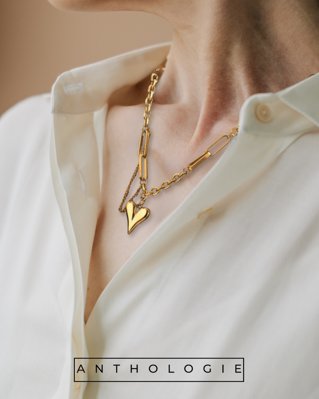 Linked in Love Charm Necklace