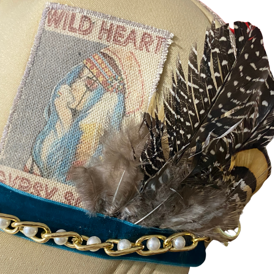 Feathered Trucker Hat