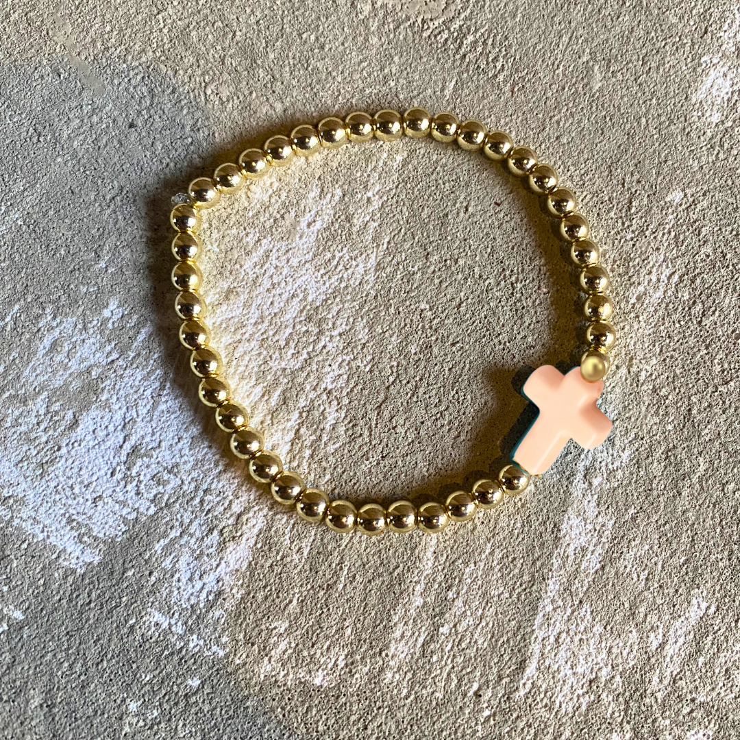 Enamel Cross Bracelet 28 Bracelets Anthologie Co.