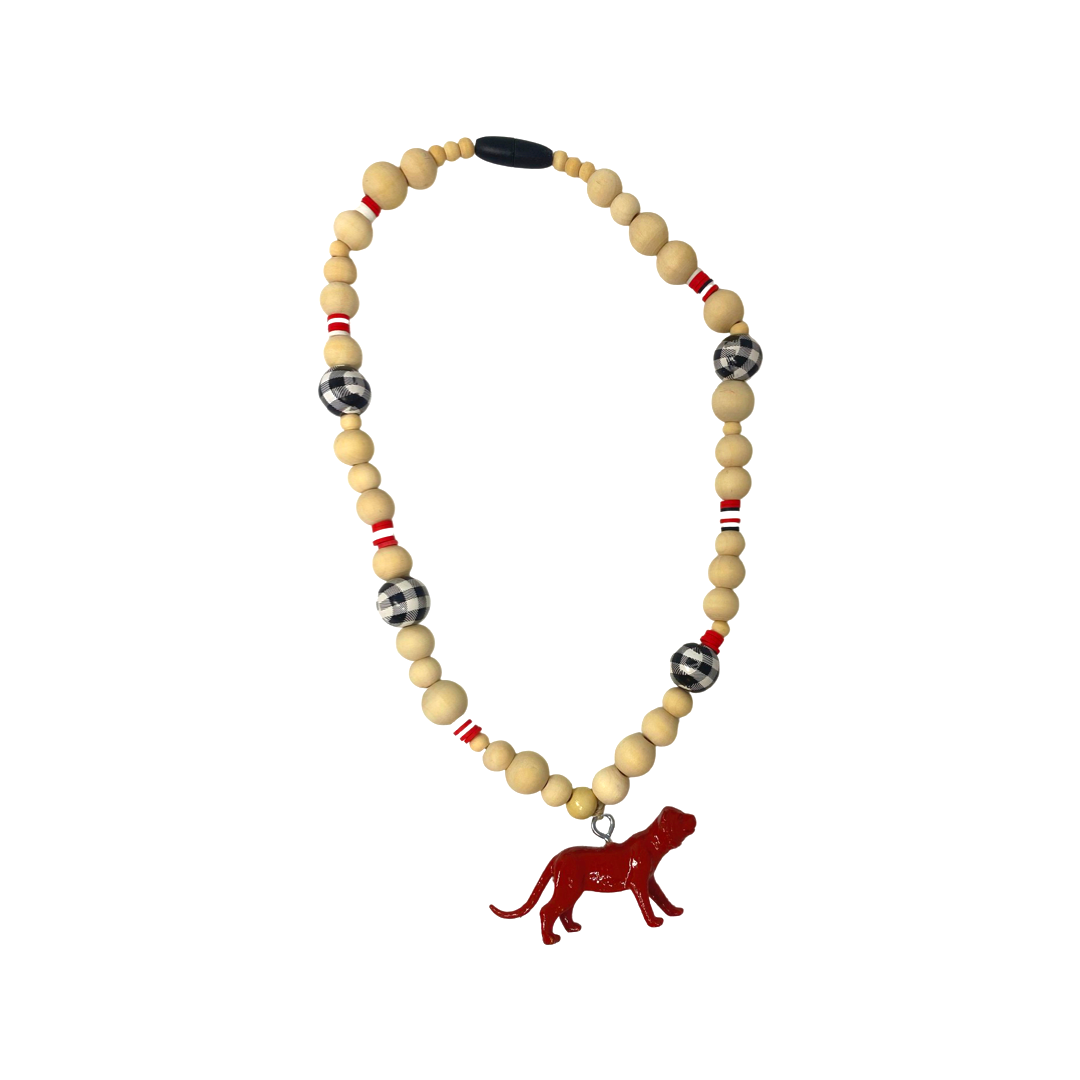 Beaded Character Necklace - Plastic Animal Necklace 28 Necklaces Children Anthologie Co.
