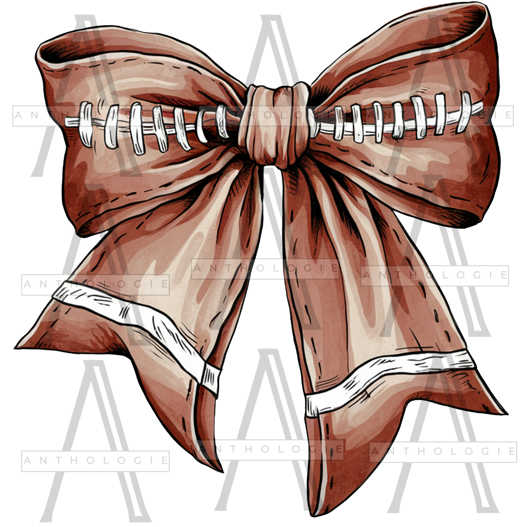 "Bow Cute" Custom Bow Football Apparel