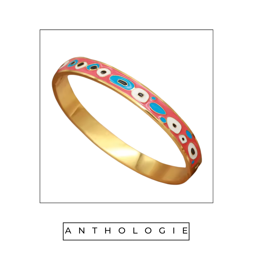 Vintage Oil Drip Bangles