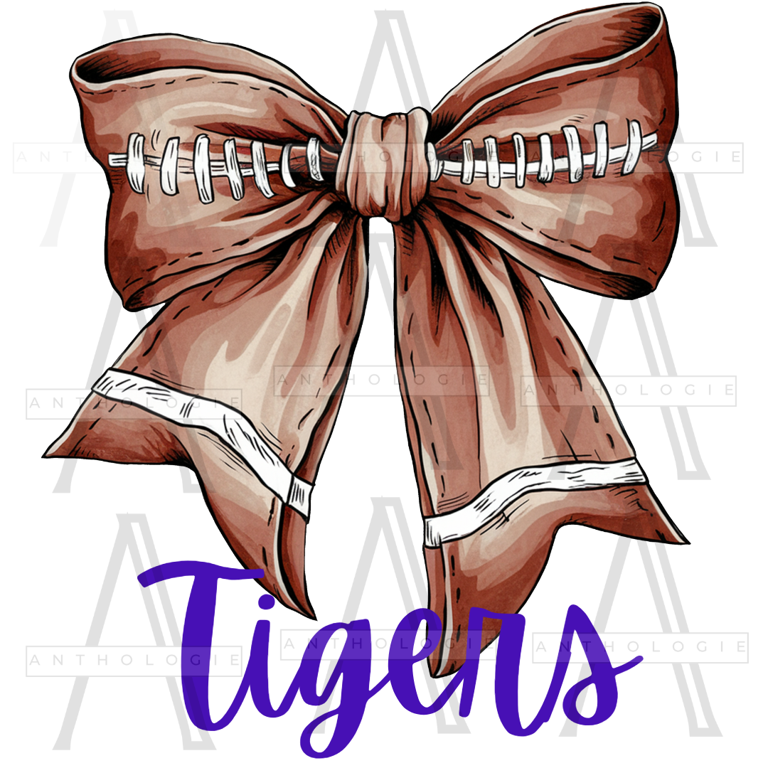"Bow Cute" Custom Bow Football Apparel