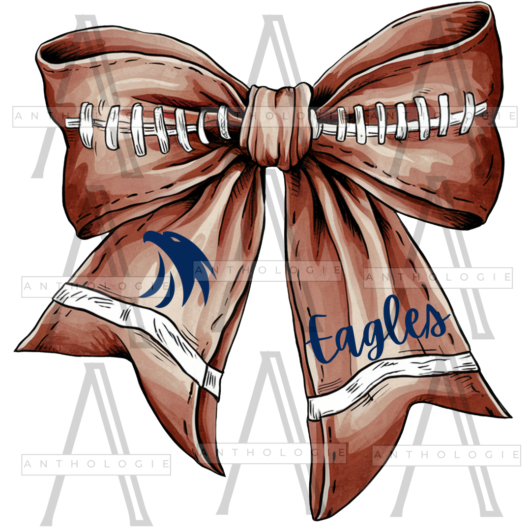 "Bow Cute" Custom Bow Football Apparel