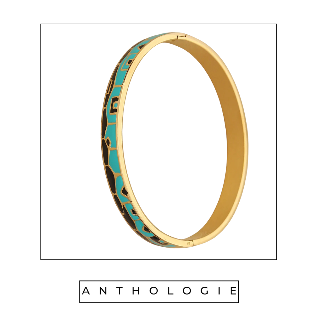 Vintage Oil Drip Bangles