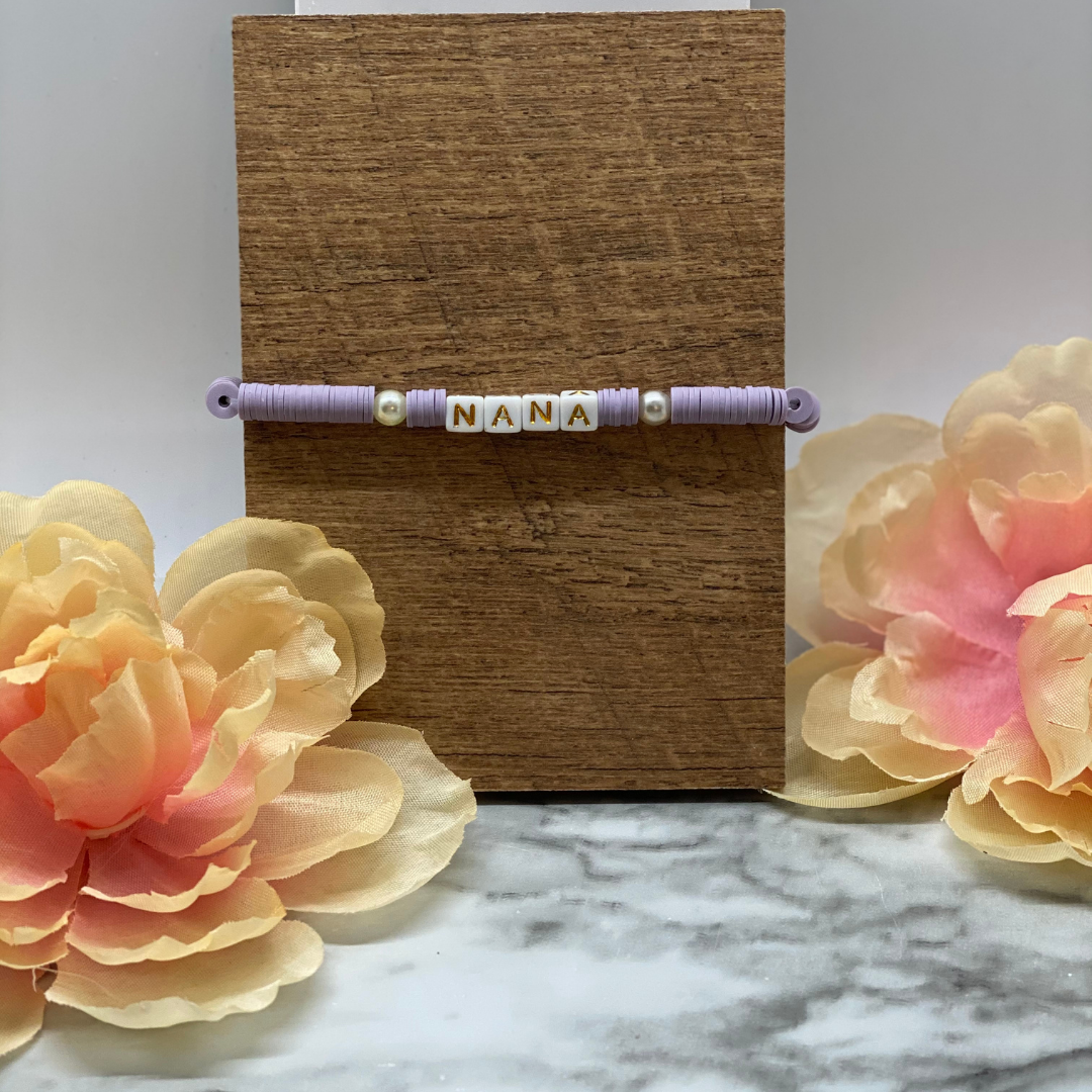 Mom Beaded Bracelet