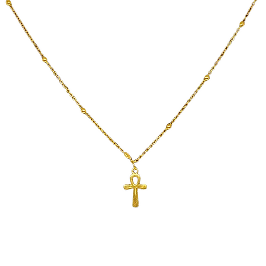 Gold Cross Necklace