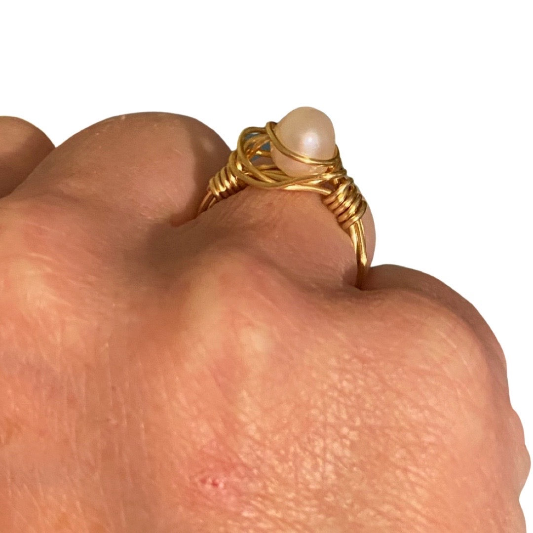 Freshwater Pearl Wrap Ring