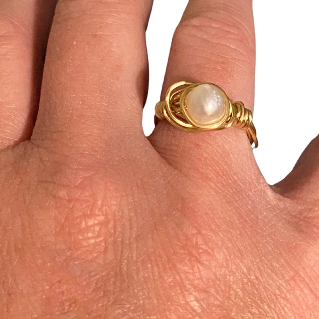 Freshwater Pearl Wrap Ring