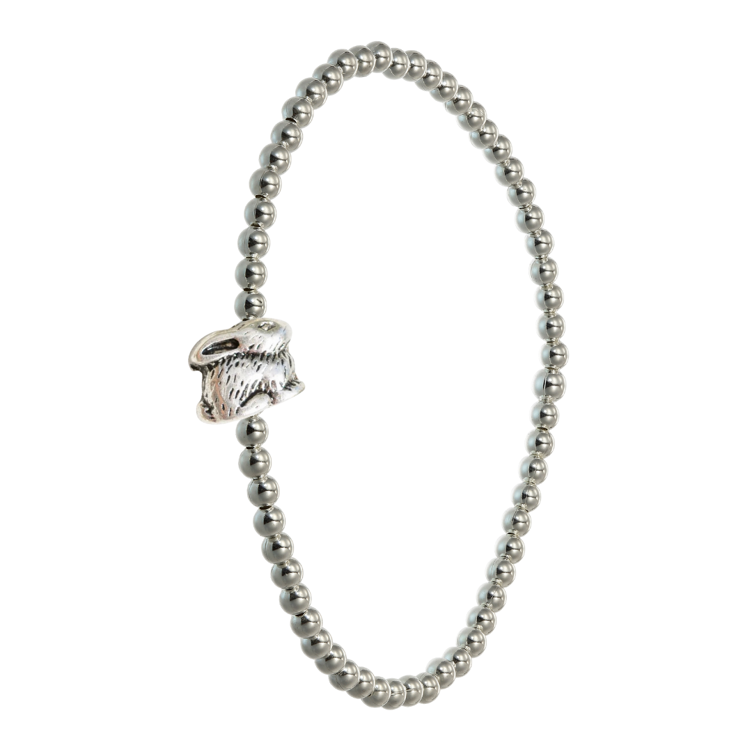 Silver Bunny Bracelet