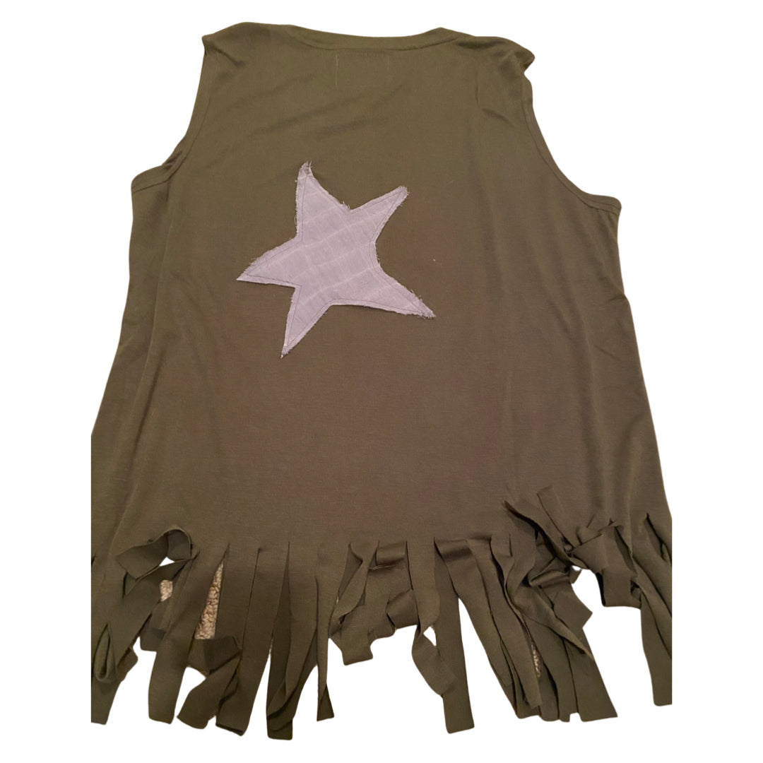 Queen Fringe Tank