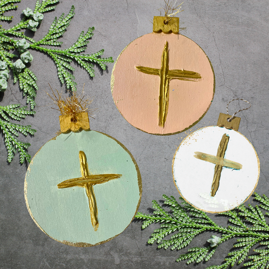 Hand Painted Wood Ornament