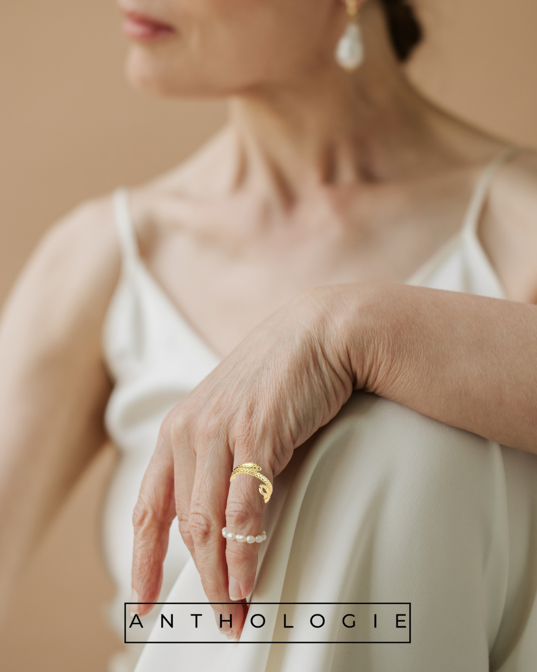 Textured Asp Ring