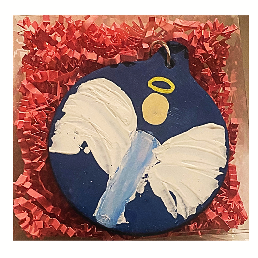 Hand Painted Ceramic Ornament