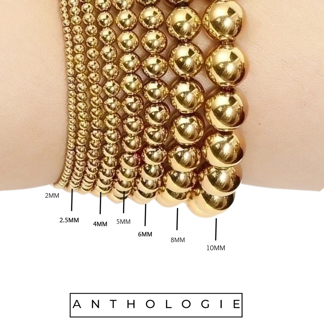 Everyday Luxe Beaded Bracelet - Gold