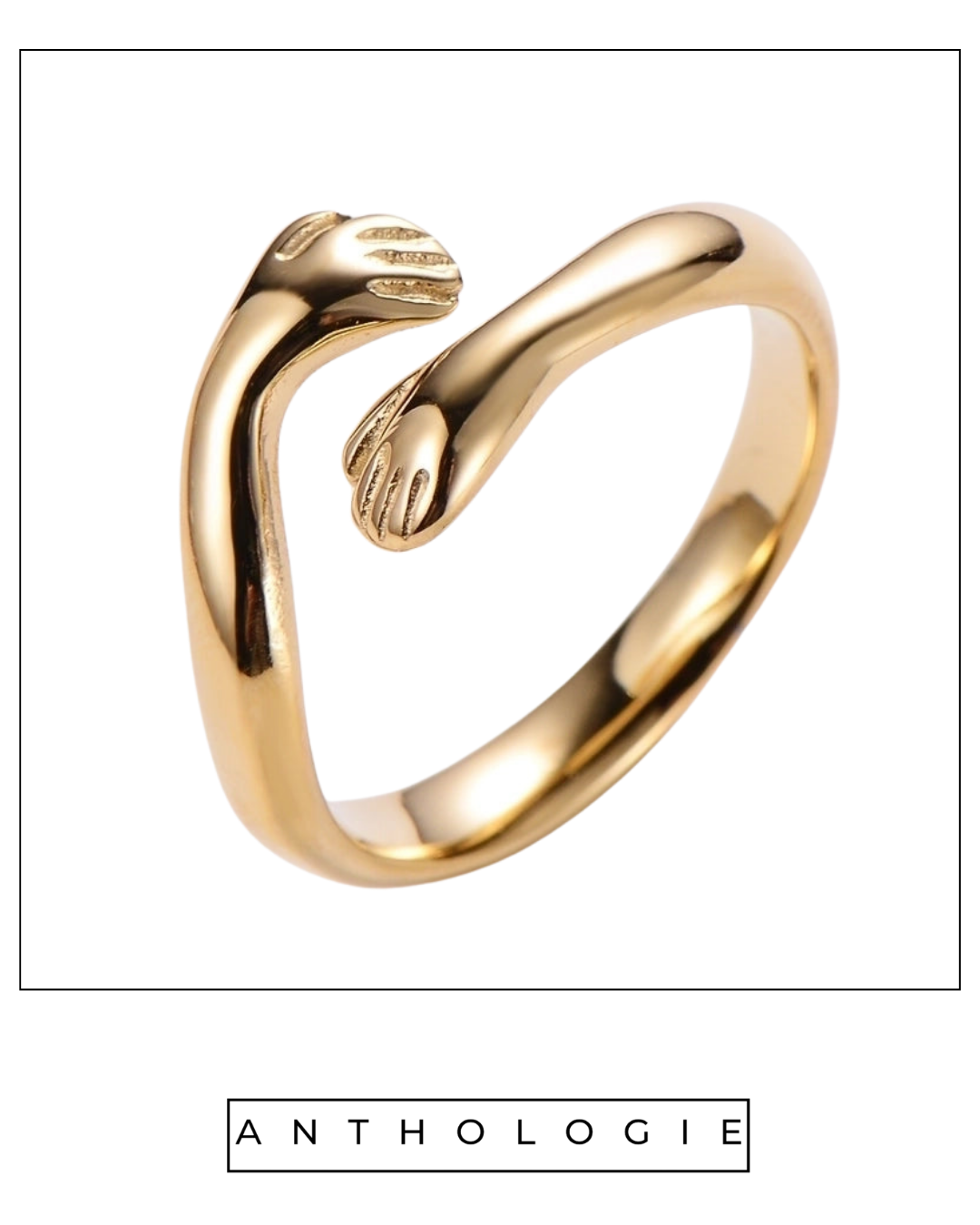 Golden Hug Ring